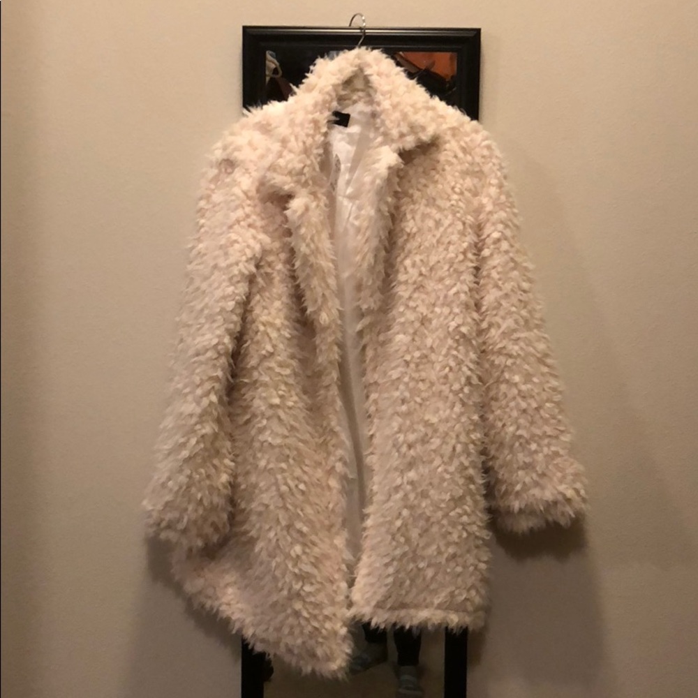 White Teddy Bear Coat